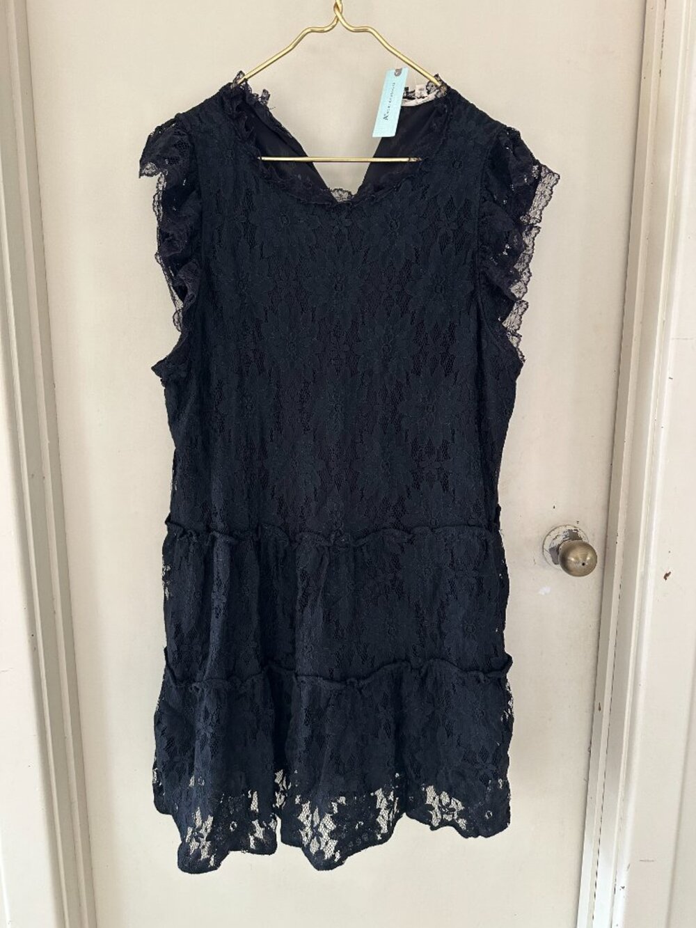 Tiered Lace Tunic Dress